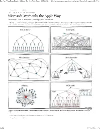 Microsoft Overhauls, the Apple Way Consolidating Units to Harmonize Technology, As Its Rivals Have
