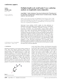Multiple-Length-Scale Small-Angle X-Ray Scattering Analysis On