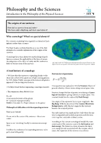 Philosophy and the Sciences Introduction to the Philosophy of the Physical Sciences