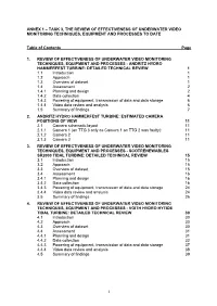 Review of Underwater Video Data Collected Around Operating Tidal
