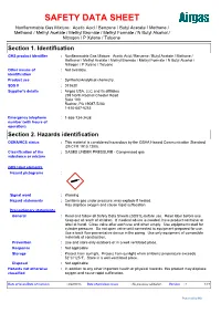Section 2. Hazards Identification OSHA/HCS Status : This Material Is Considered Hazardous by the OSHA Hazard Communication Standard (29 CFR 1910.1200)