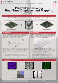 Per-Pixel Vs. Per-Vertex Real-Time Displacement Mapping Riccardo Loggini