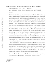 Arxiv:1712.04732V2 [Math.NA] 17 Jan 2021 New Window Function, Runtimes for the SE Method Can Be Further Reduced