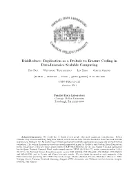 Replication As a Prelude to Erasure Coding in Data-Intensive Scalable Computing