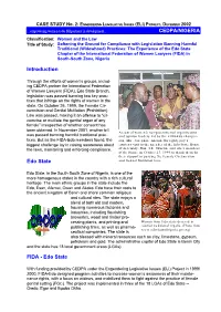 CEDPA/NIGERIA Introduction Edo State FIDA