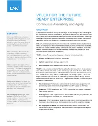 EMC VPLEX Data Sheet