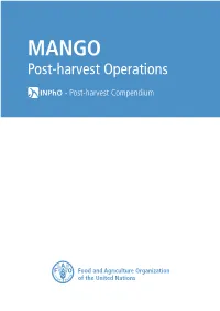 MANGO: Post Harvest Operations Page 2
