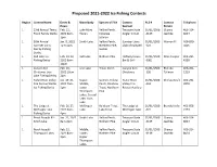Proposed 2021-2022 Ice Fishing Contests