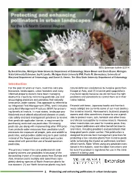 Protecting and Enhancing Pollinators in Urban Landscapes for the US
