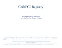 V5 Data Dictionary Supplement with Pending Data Element Updates