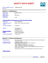 Safety Data Sheet