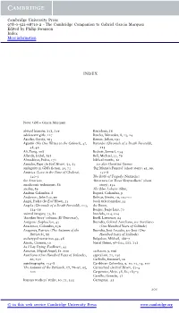 201 INDEX © in This Web Service Cambridge