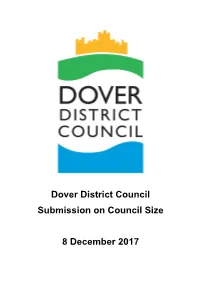 Dover District Council Submission on Council Size
