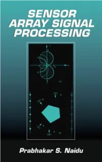 Frontmatter: SENSOR ARRAY SIGNAL PROCESSING