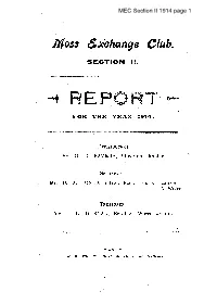 MEC Report Section II 1914