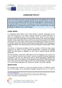 Language Policy