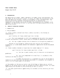 TEXAS STUDENT MEDIA Chapter One 5/5/97 A. INTRODUCTION The