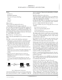 Lesson 5: Web Based E Commerce Architecture