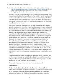 Response to Reviewers on How the Gospels Became History