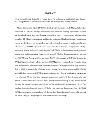 A Circuit-Level 3D DRAM Area, Timing, And