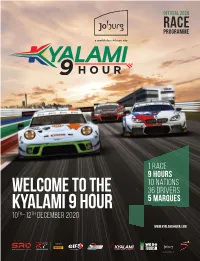 2020 Official Race Programme