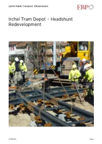 Irchel Tram Depot – Headshunt Redevelopment