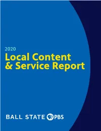 Local Content & Service Report