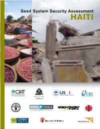 Seed System Security Assessment Haiti