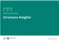 STRUCTURE HEIGHTS Structure Heights