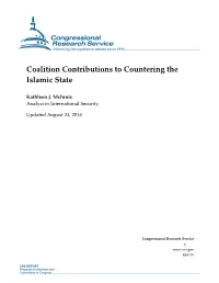 Coalition Contributions to Countering the Islamic State