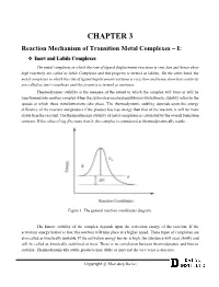 Reaction Mechanism of Transition Metal Complexes