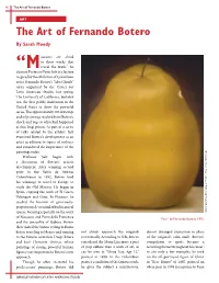The Art of Fernando Botero