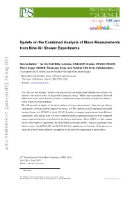 Update on the Combined Analysis of Muon Measurements from Nine Air Shower Experiments