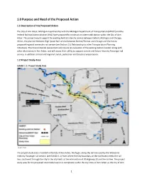 1.0 Purpose and Need of the Proposed Action