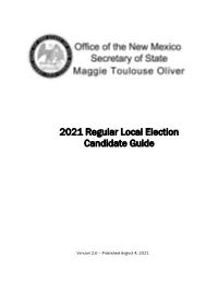 2021 Regular Local Election Candidate Guide Here