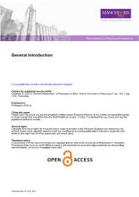General Introduction