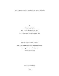 Percy Mackaye: Spatial Formations of a National Character