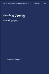 Stefan Zweig