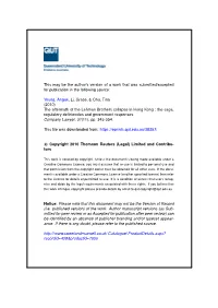 This May Be the Author's Version of a Work That Was Submitted/Accepted for Publication in the Following Source: Young, Angus