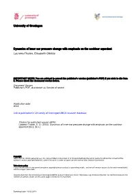 University of Groningen Dynamics of Inner Ear Pressure Change With