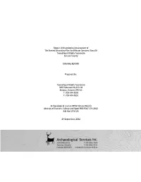 Stage 1 and 2 Archaeological Resource Assessment
