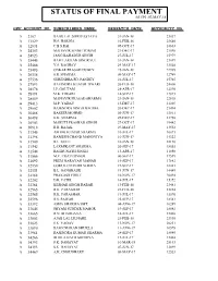 Status of Final Payment As on :07-May-18