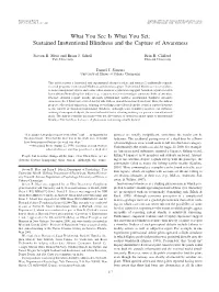 Sustained Inattentional Blindness and the Capture of Awareness