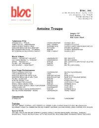 Antoine Troupe