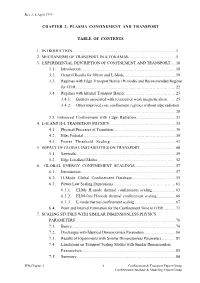 I CHAPTER 2: PLASMA CONFINEMENT and TRANSPORT