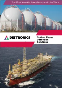 Optical Flame Detection Solutions the Global Leader in Superior Performance Flame Detection and Reliability