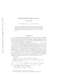 Purely Inseparable Points on Curves of Higher Genus, Math