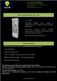 Ticket Vending Machine: ACE – Revo