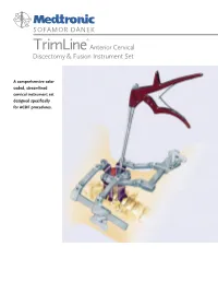 TRIMLINE® ACDF INSTRUMENT SET Cat