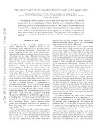 Full Nonuniversality of the Symmetric 16-Vertex Model on the Square Lattice